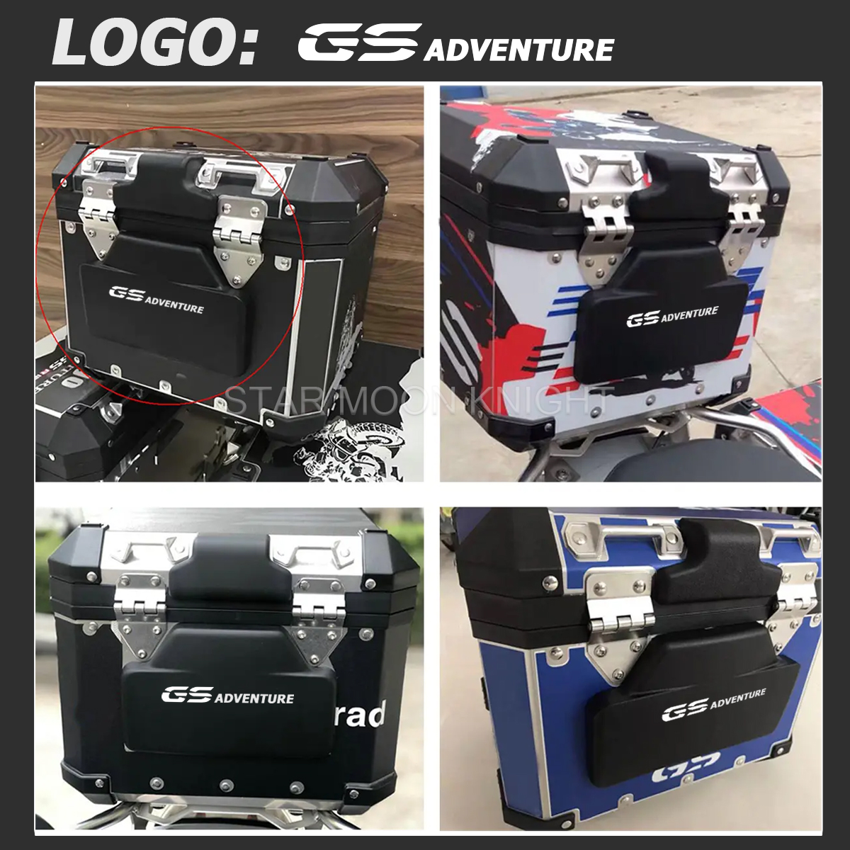 Motorcycle Rear Top Case Cushion Passenger Backrest Back Pad Covers For BMW F850GS R1250GS ADV F750GS R1200GS F800GS F700GS G310