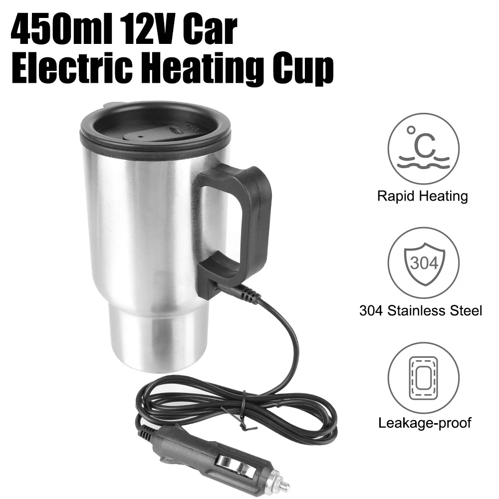 12 V 450 ml hochwertiger Auto-Wasserkocher – Edelstahl-Reisebecher für Kaffee/Tee Zoll (85 Chars), neues modisches Fahrzeug
