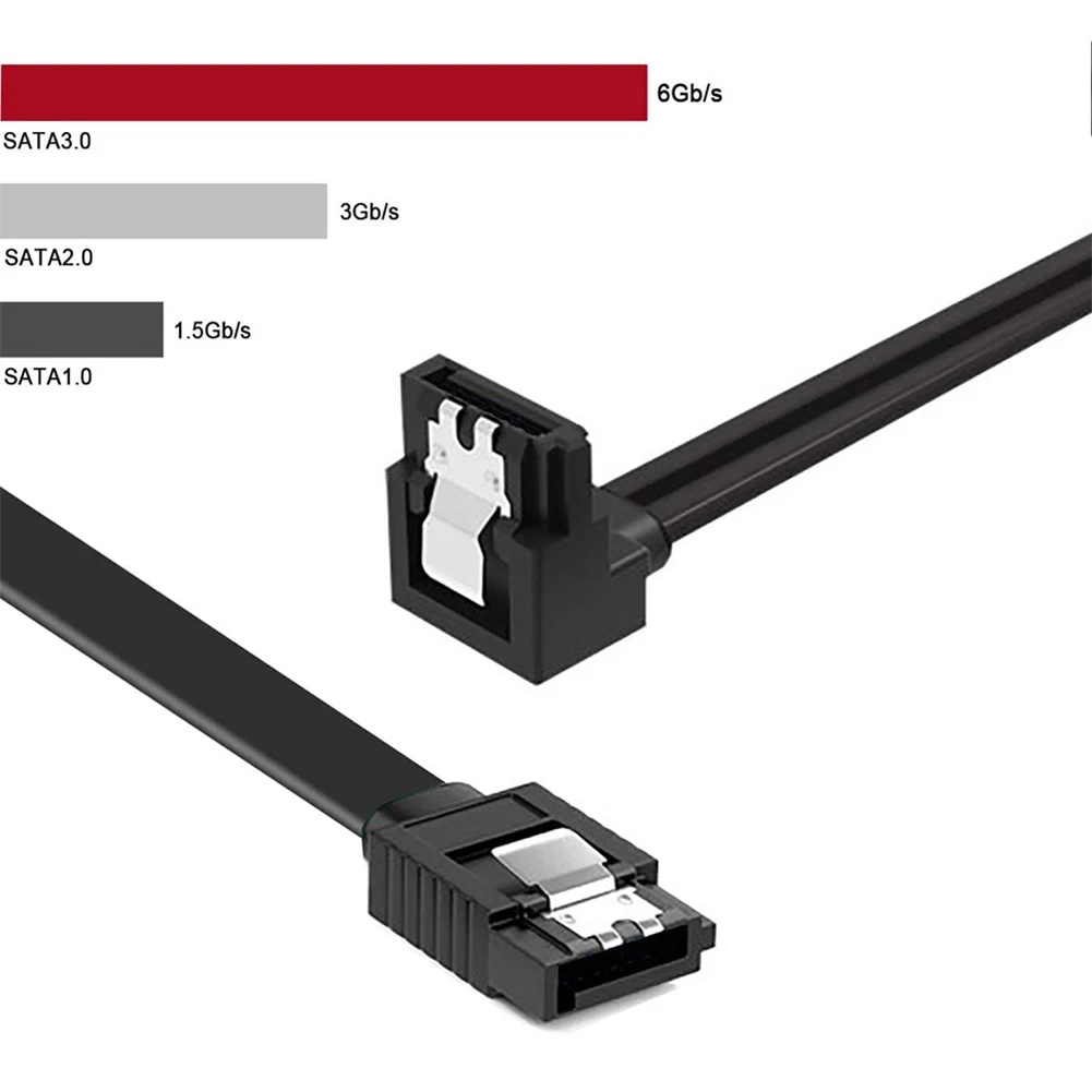 SATA 3.0 Hard Disk Data Cable Solid State Hard Disk Serial Data Cable 50cm Flexible Sata Hard Disk Fast Transmission Cable