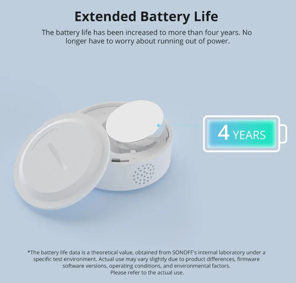SONOFF-Sensor de temperatura y humedad Zigbee SNZB-02P, termómetro inteligente con aplicación eWelink en tiempo Real para Alexa y Google Home