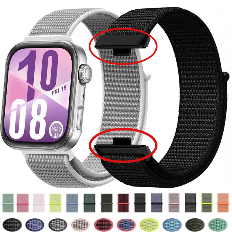 Nylon Strap For Huawei Watch Fit 4 3 Woven Sports Smartwatch Wristband Correa Huawei Watch Fit 4/4 Pro Strap Bracelet Watchband