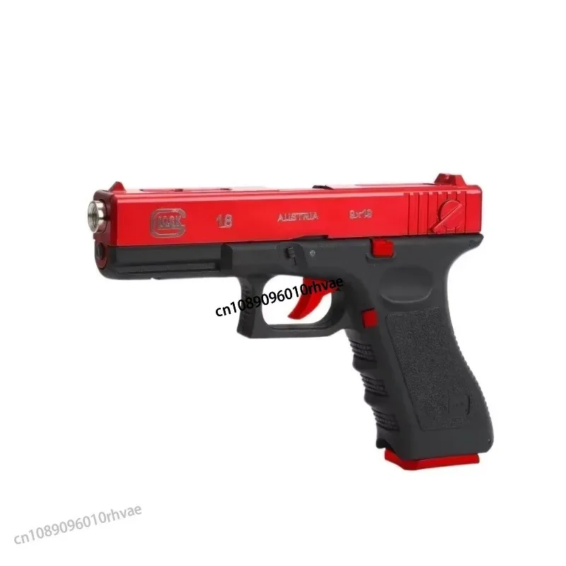 New metal black  pistol simulation pistol outdoor combat shooting BB bullets boy birthday Christmas gift 2025