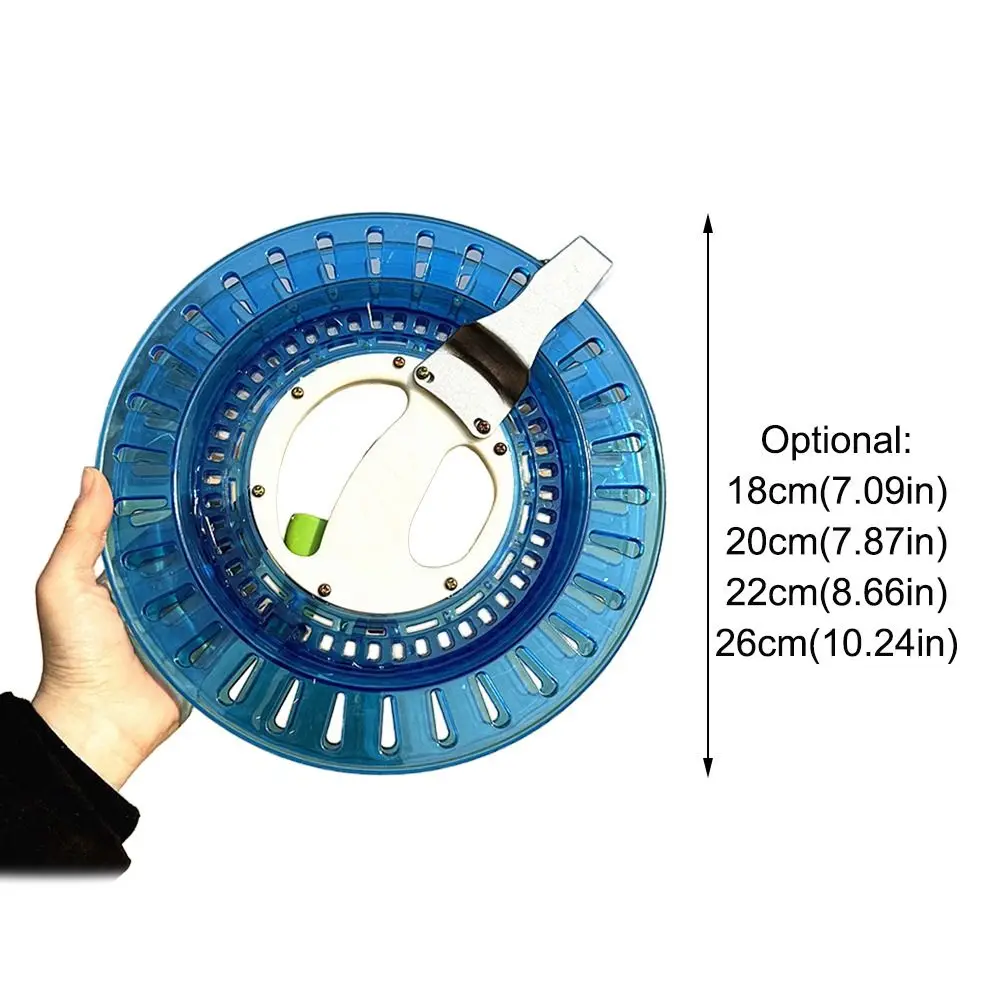18/20/22/26cm PET Come with Lock Kite Line Winder Fying Kites Kite Reel Winder Fire Wheel String Spool with String