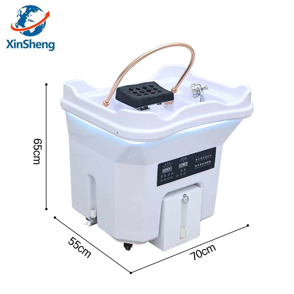 XinSheng Head SPA Shampoo Haarwaschsalongerät für den Massagetisch Beauty Friseur Wasserzirkulation Behandlungsbecken
