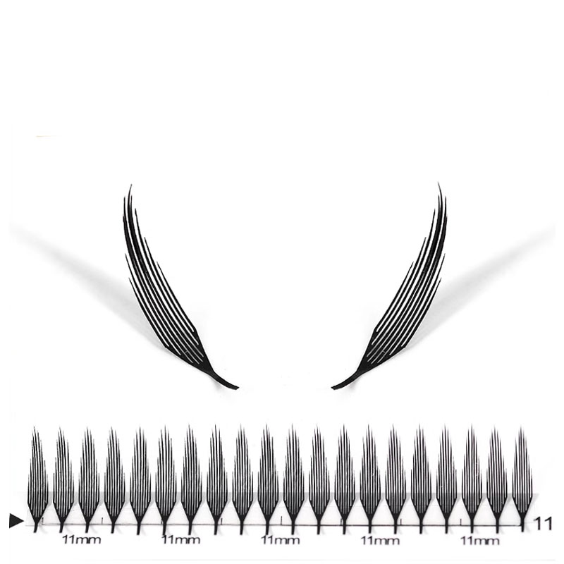 Наращивание ресниц MARIA Comic Spire, индивидуальные натуральные кашемировые накладные ресницы в стиле манга, супер мягкие перья в форме птеры, ресницы