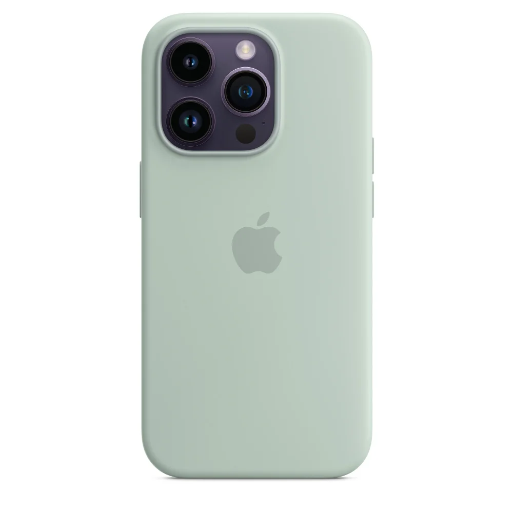 Funda magnética de silicona líquida Original Apple Magsafe para iPhone 15 14 13 Pro Max, funda protectora completa con carga inalámbrica