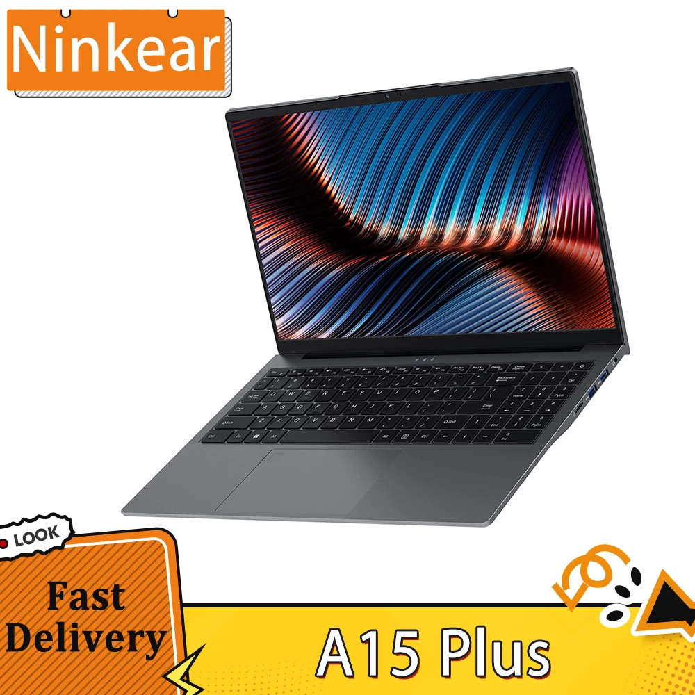 Nieuwe Ninkear A15 Plus 15,6 inch laptop, AMD Ryzen 7 5825U 8 cores 4,5 GHz, 1920*1080 IPS-scherm, 32 GB RAM 1 TB SSD, 2,4 G/5 G WiFi