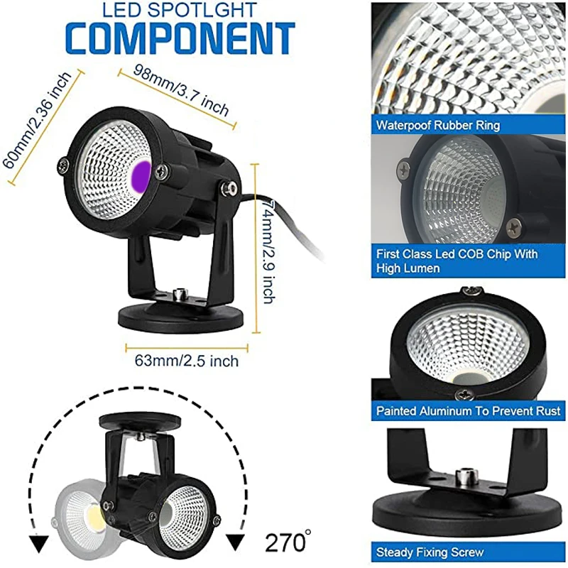 Luz de curado de resina UV para impresora 3D SLA/DLP/LCD, solidifica resina fotosensible, luz LED UV de 405nm con enchufe UE EE. UU., curado DIY