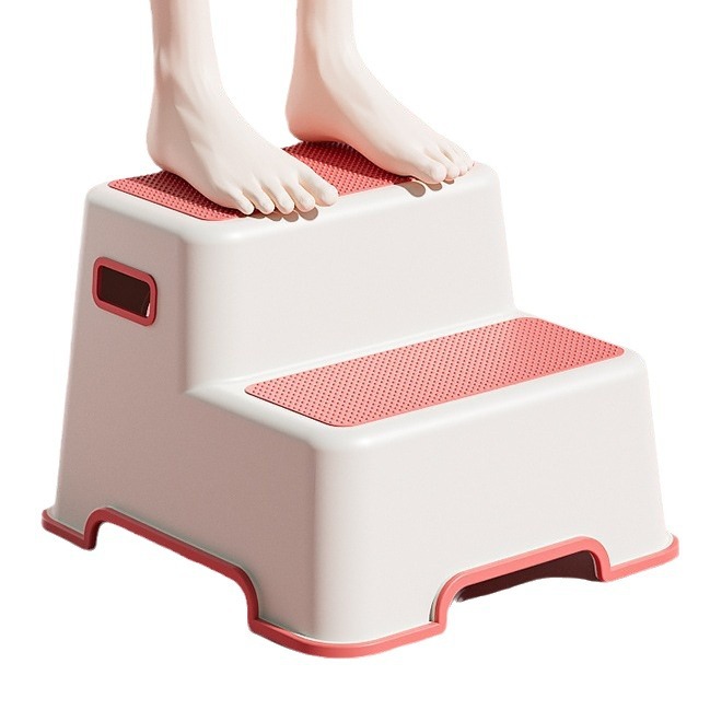 Taburete de lavabo para niños, taburete de mano para lavado de bebés, cepillo para lavar los dientes, taburete para pies de inodoro