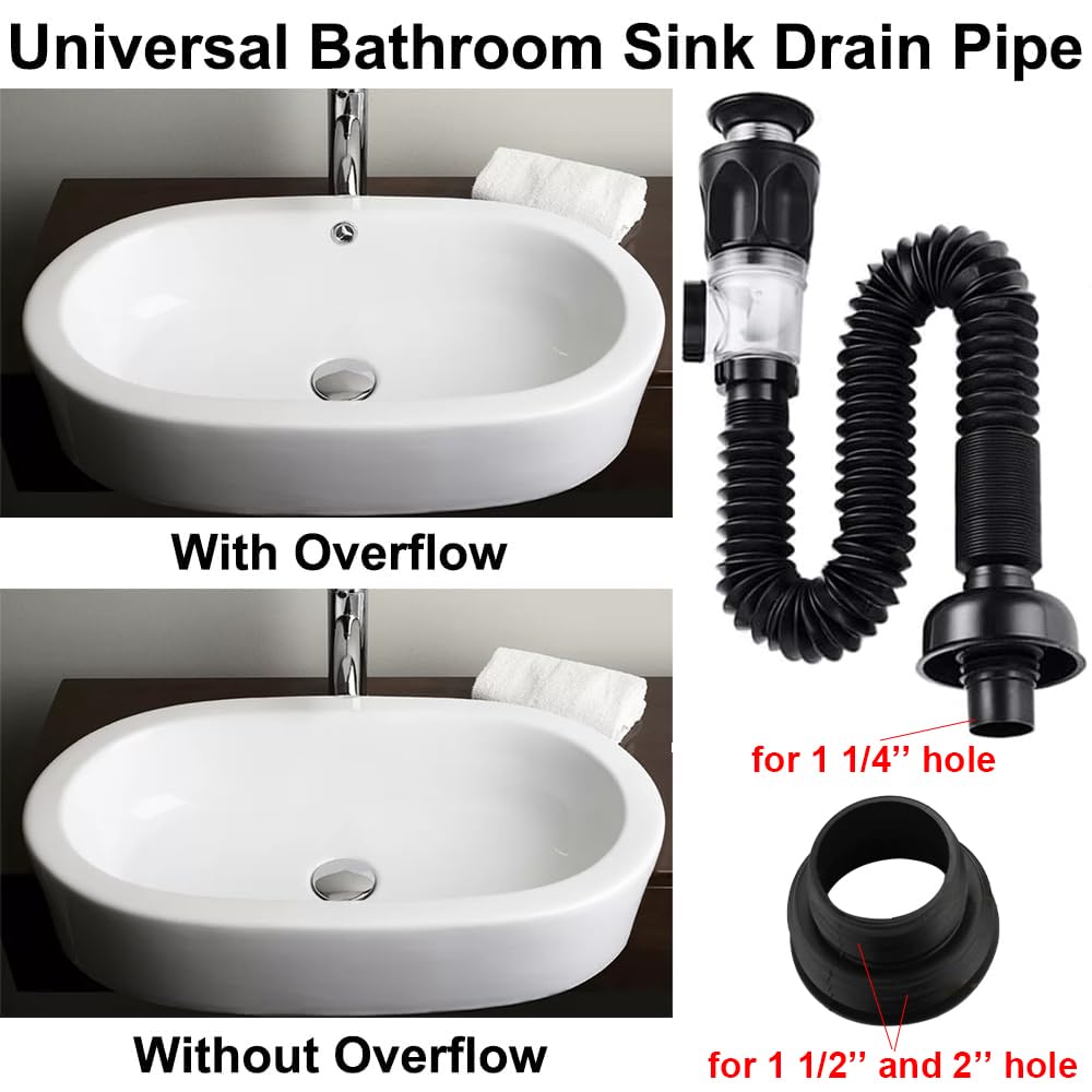 Scarico per lavello da cucina ribaltabile universale Filtro deodorante retrattile Downspout flessibile Lavandino del bagno Accessori anti intasamento