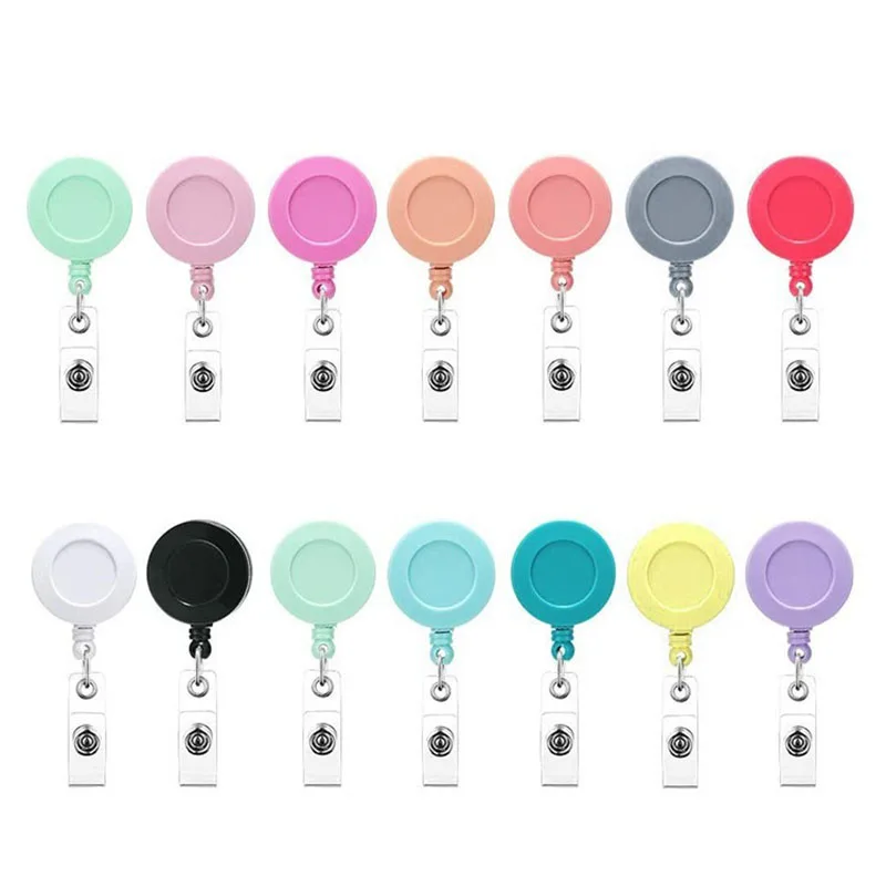 Id Badge Holder Retractable Badge Holder Retractable Id Pendant Badge Roulette Holder for Id Card Portagafetes