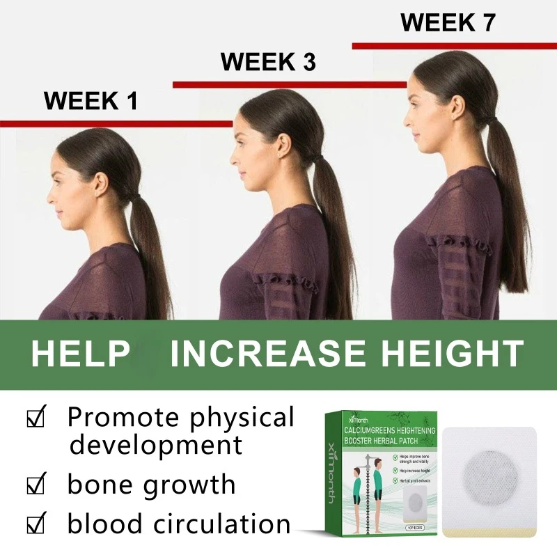 10pcs Grow Taller Foot Patch Enhancer ความสูงเพิ่มกระดูกพลาสเตอร์ Patch เท้าความสูง Growth Foot Patch สําหรับเด็กผู้ใหญ่