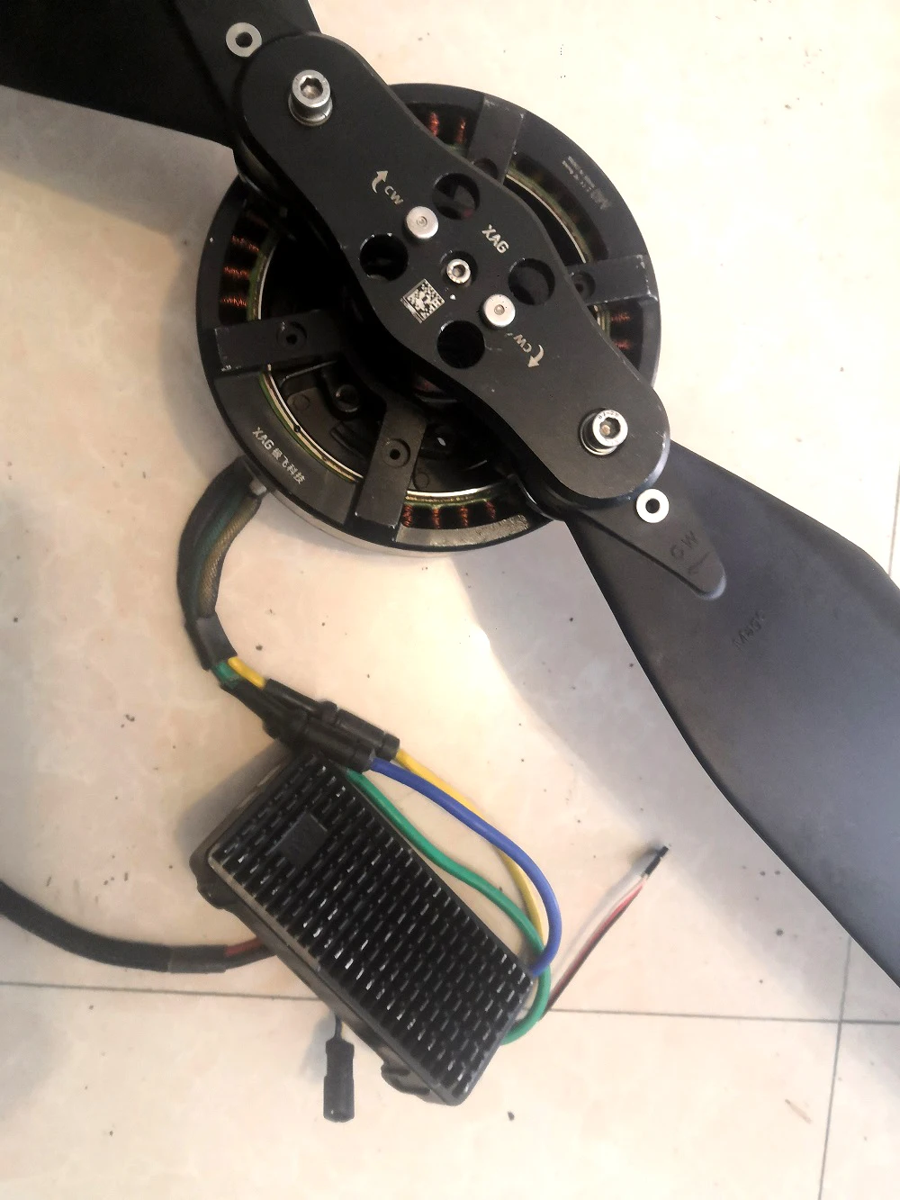 A40 CCW Borstelloze Motor voor Gewasbescherming Drone DIY Bemande UAV Motor Blade Clamp Propeller Gesp ESC Motor Base