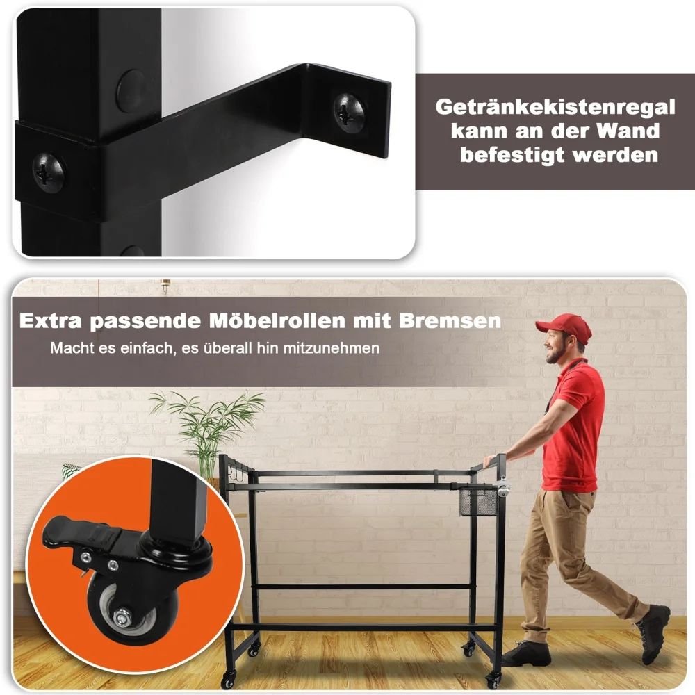COSYHOMES - Gancio per supporto per scatola di birra arrotolabile a 2 livelli e apribottiglie. Vendita di liquidazione pratica e versatile
