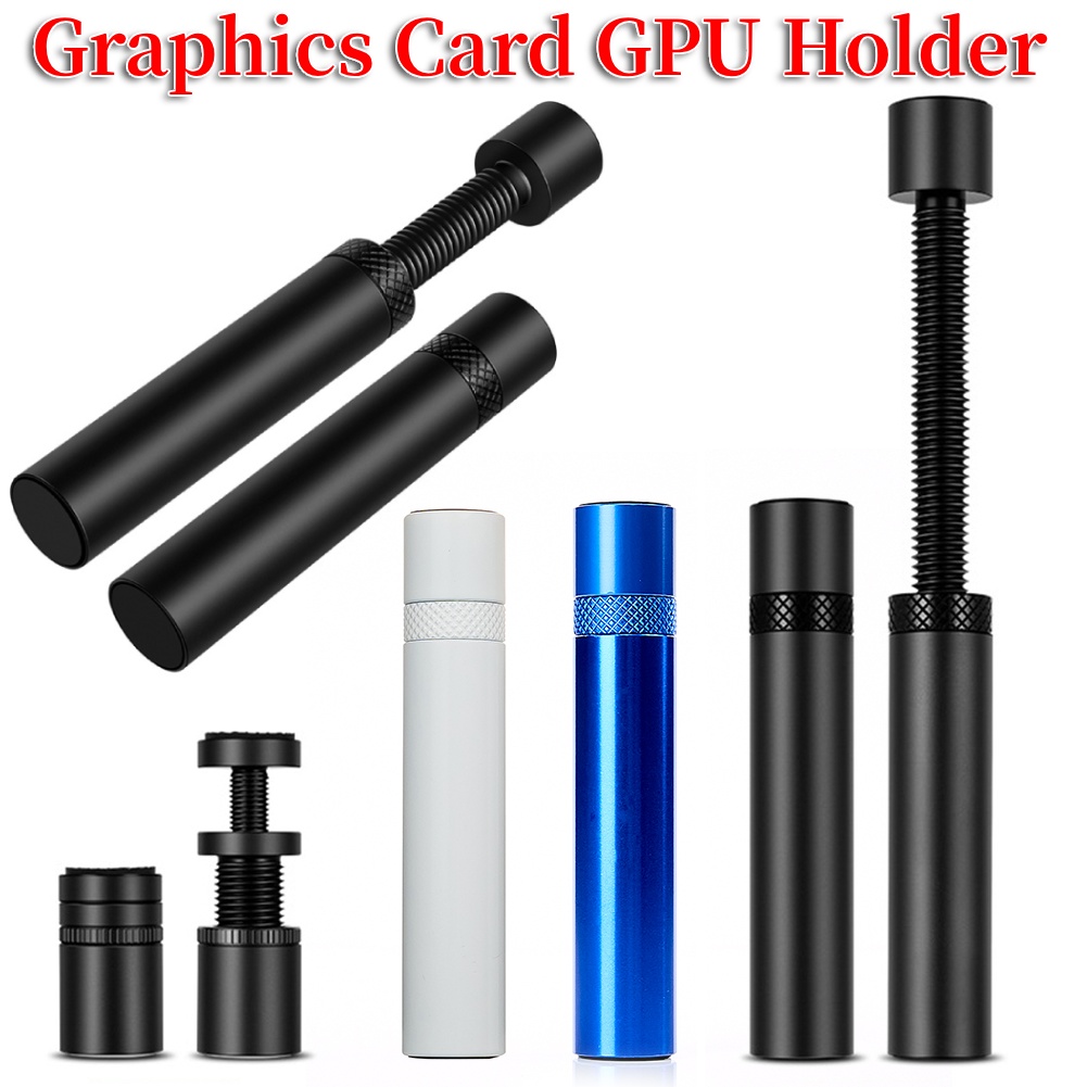 Graphics Card GPU Brace Support Aluminum Alloy Video Card Sag Holder Bracket GPU Sag Bracket Computer PC Case Mount Bracket