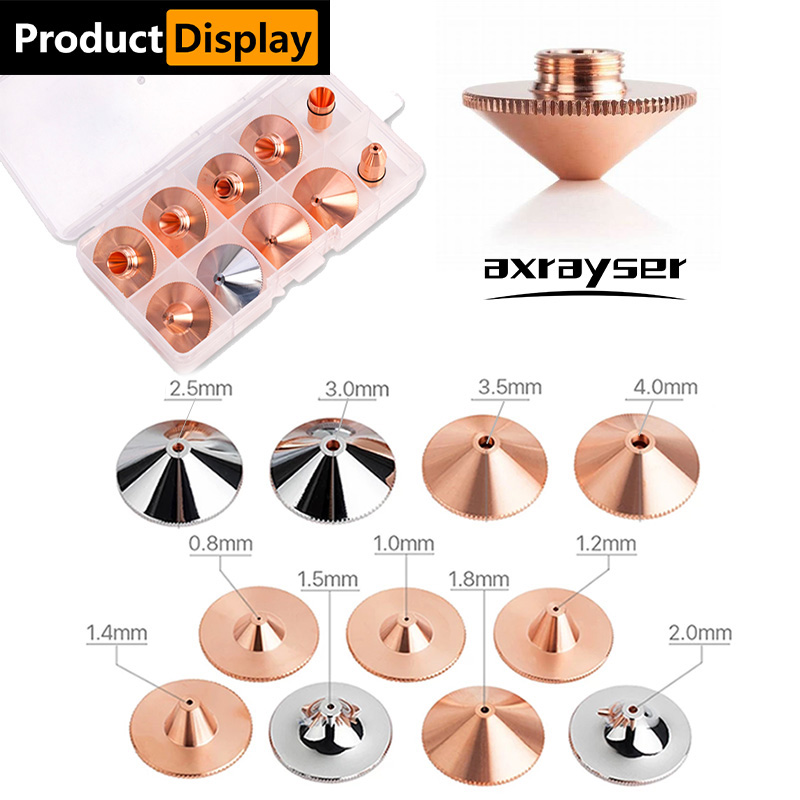 Tất Cả Các Loại Laser Đầu Phun Sợi Cắt Đôi/Đơn Dia.28/D32mm Cho Raytools Precitec WSX Thi HSG Bodor HANS bystronic Đầu
