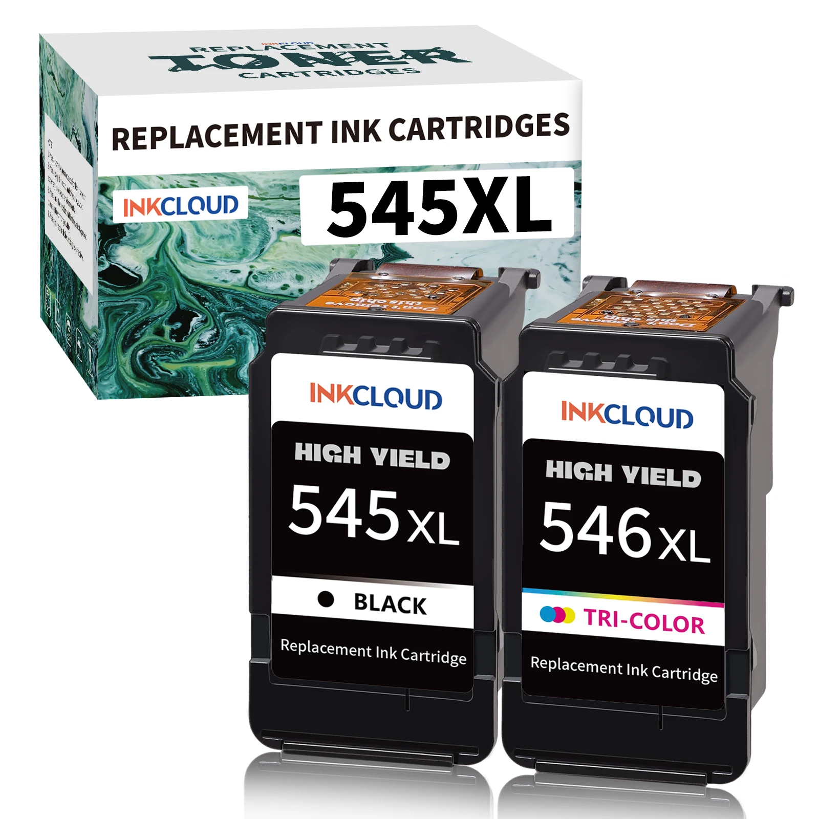 INKCLOUD PG-545XL CL-546XL remplacement pour Canon PG545 XL CL546 XLPixma TS3450 TS3350 TS3150 TR4550 TR4650 MG2550S MG3050 MX495