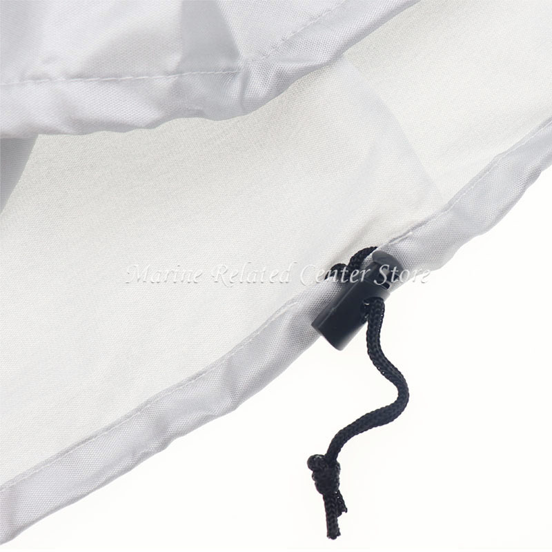 モーターエンジンボートカバー 15-250HP 210D 防水抗 UV 防塵カバーマリンエンジンプロテクターキャンバスヨットハーフ船外機