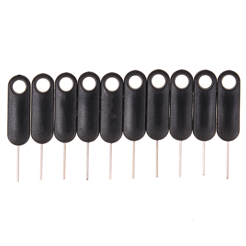 10ชิ้นถาดใส่ซิมการ์ดแบบสากลที่ถอดเข็มสำหรับโทรศัพท์มือถือทั่วไป