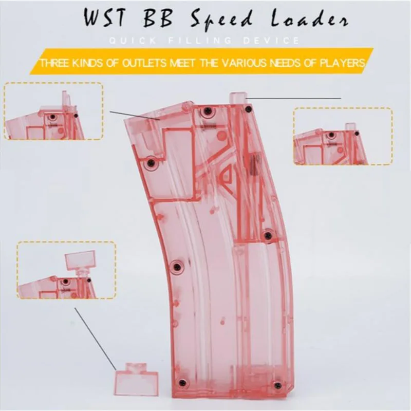Paintball BB Loader 500BBS Rounds Magazin Loading Device Taktisches CS Wargame Shooting BB Loader Airsoft Zubehör