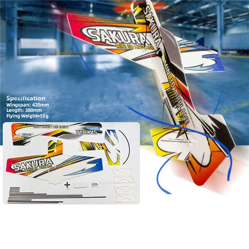 CJSD-RC Самолет 3D Самолет Micro-Mini Foam EPP PP F3P Lightset KIT Модель Хобби Игрушки Сакура Игрушки с дистанционным управлением E210