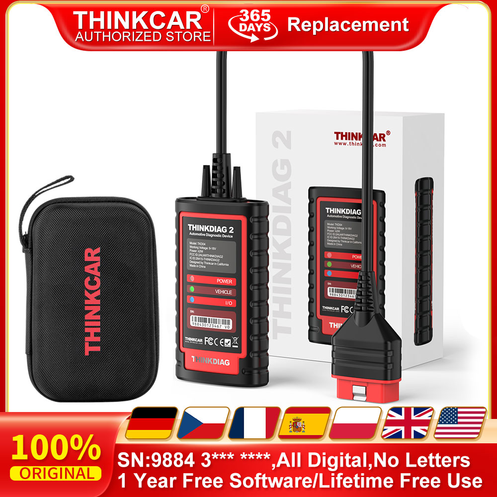 THINKCAR THINKDIAG 2/KINGBOLEN Ediag Plus CAN FD Alle Systeme 15 Reset-Dienste ECU-Codierung OBD2-Scanner Autodiagnosetool