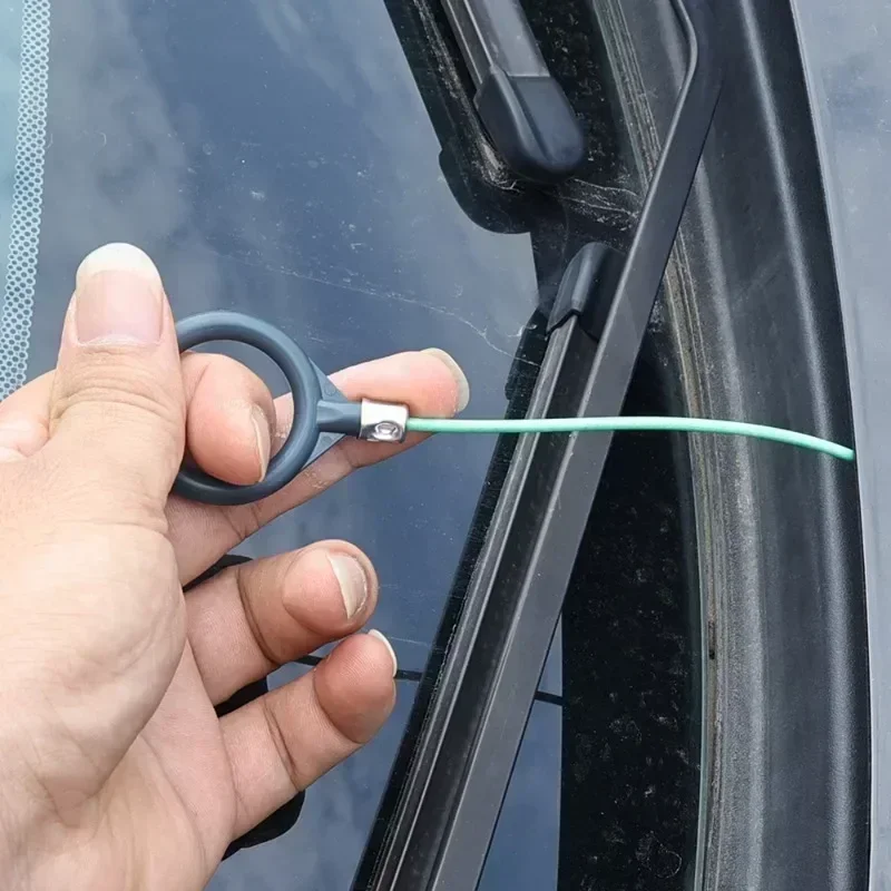 車のサンルーフとフロントガラスの排水クリーニングツール、簡単に浚渫できるPVCフレキシブルブラシ