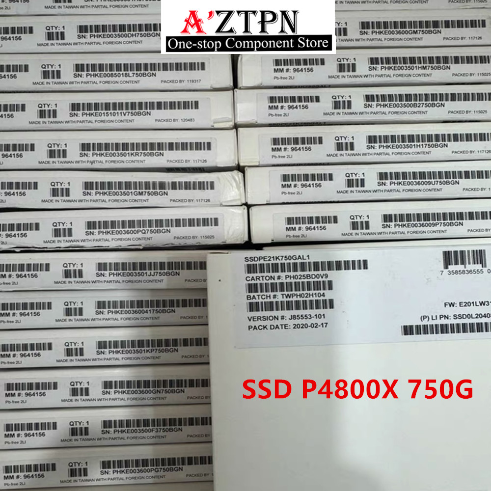 Original SSD For Intel  P4800X 750GB 375GB U.2 Enterprise solid State Drive Service SSD