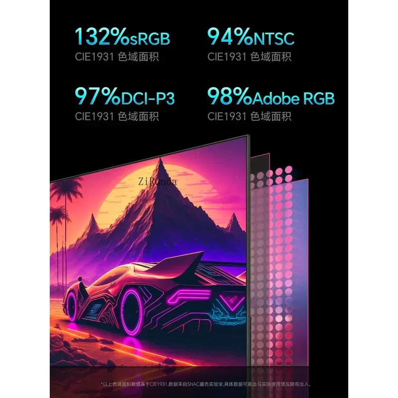 1 คอมพิวเตอร์เดสก์ท็อปขนาด 27 นิ้ว จอภาพ 2K 180hz แปรงสูงสําหรับเล่นเกมสํานักงาน LCD