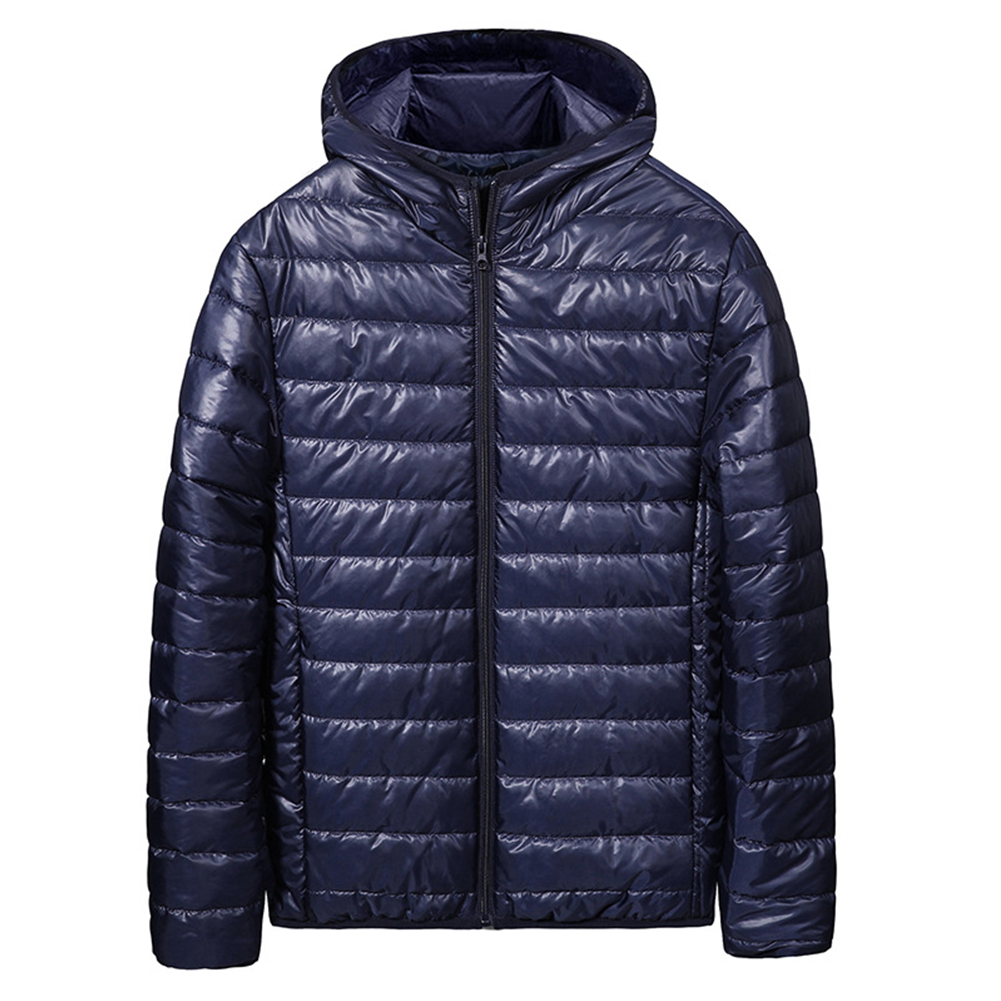 Casaco masculino inverno quente puffer grosso com capuz ao ar livre jaqueta esportiva acolchoada