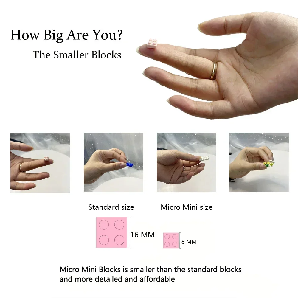 Micro Mini Baksteen Haai Beeldje Pop Bouwpakket - Onderwater Oceaan Thema Leuk Educatief Speelgoed Verjaardag Kinderen Vakantiecadeaus