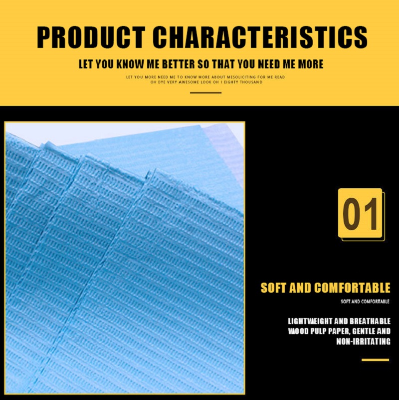 POSEIDON 125/50/25PCS Tattoo Clean Pad กันน้ําถาวรเครื่องมือแต่งหน้า Professional Disposable Tattoo ผ้าปูโต๊ะ