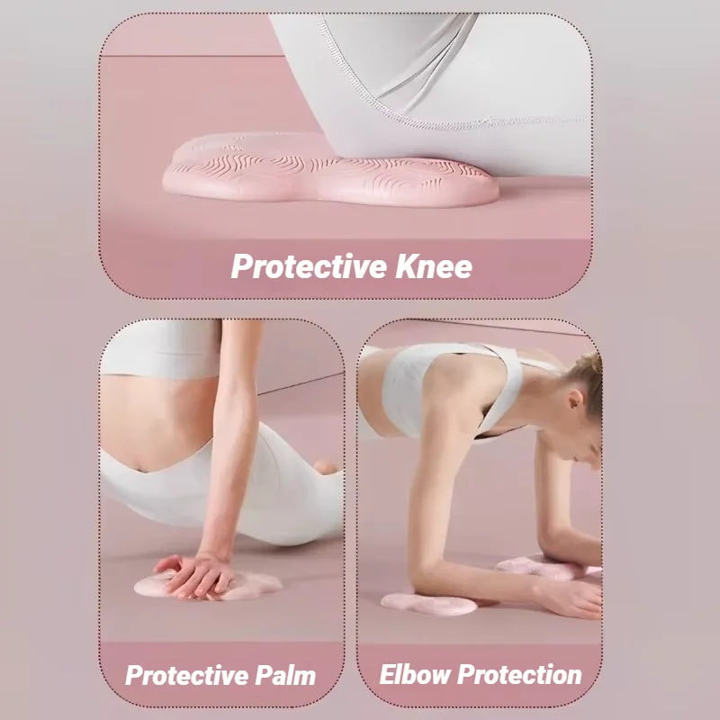 Tpe หนา Anti SLIP โยคะคุกเข่าป้องกัน Pad เข่านุ่มแบนสนับสนุนช้า Rebound ลื่นกีฬาฟิตเนส MAT Solid Elbow