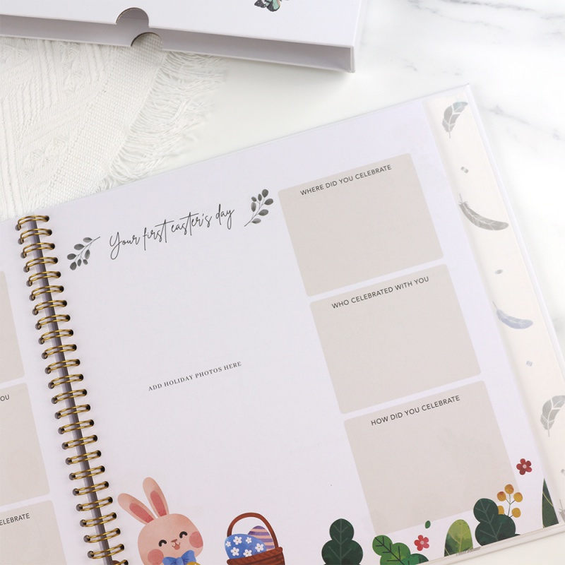 Personalizzato. CustomKeepsake Book stampa di quaderni per diario di gravidanza con copertina rigida per la nuova mamma