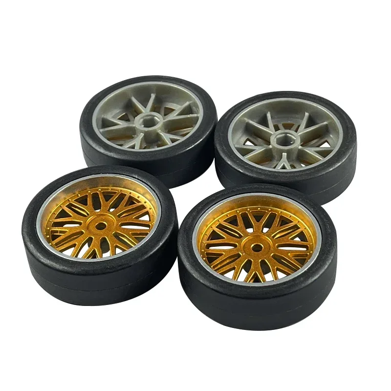 4pcs 33mm RC Hard Drift Tire Wheel Hard Tyre for LDRC AE86 A86 LD1801 LD1802 LD1803 LD1804 A01 A02 1/18 RC Car Upgrade Parts