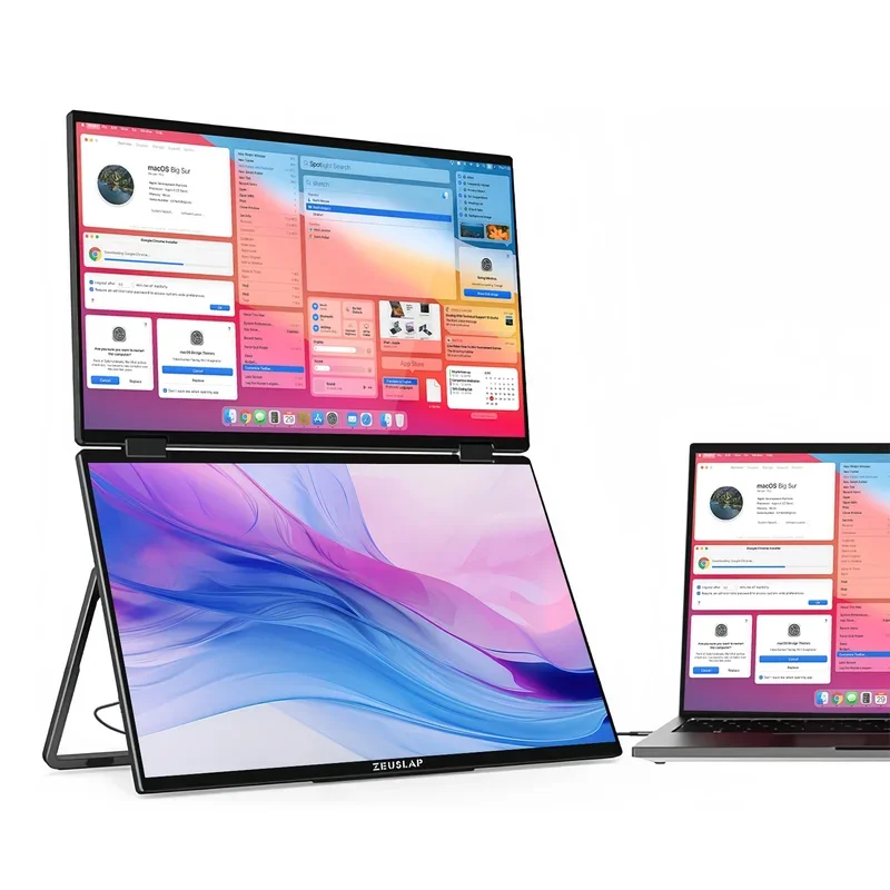 Tela dupla de 15,6 polegadas/painel de exibição FHD IPS de alta resolução 1080P para telefone e laptop tipo interface C novo produto