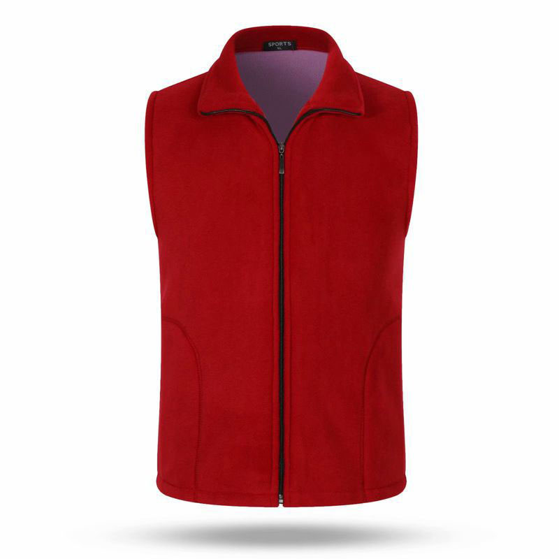 Freizeitjacke Damenweste Polarfleecejacke Mittleres Alter Und Ältere Ärmellose Jacke Damenmode Reißverschluss Freizeitweste