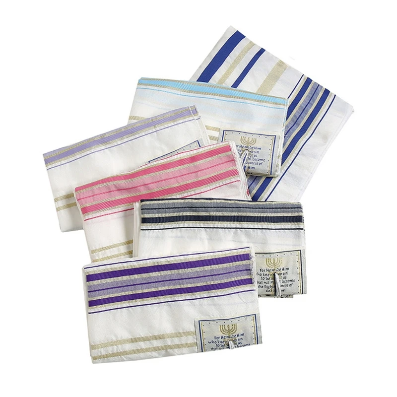 Khăn choàng cầu nguyện Messianic Tallit cho nữ Khăn choàng cầu nguyện Tallit cho nữ Màu hồng D5QB