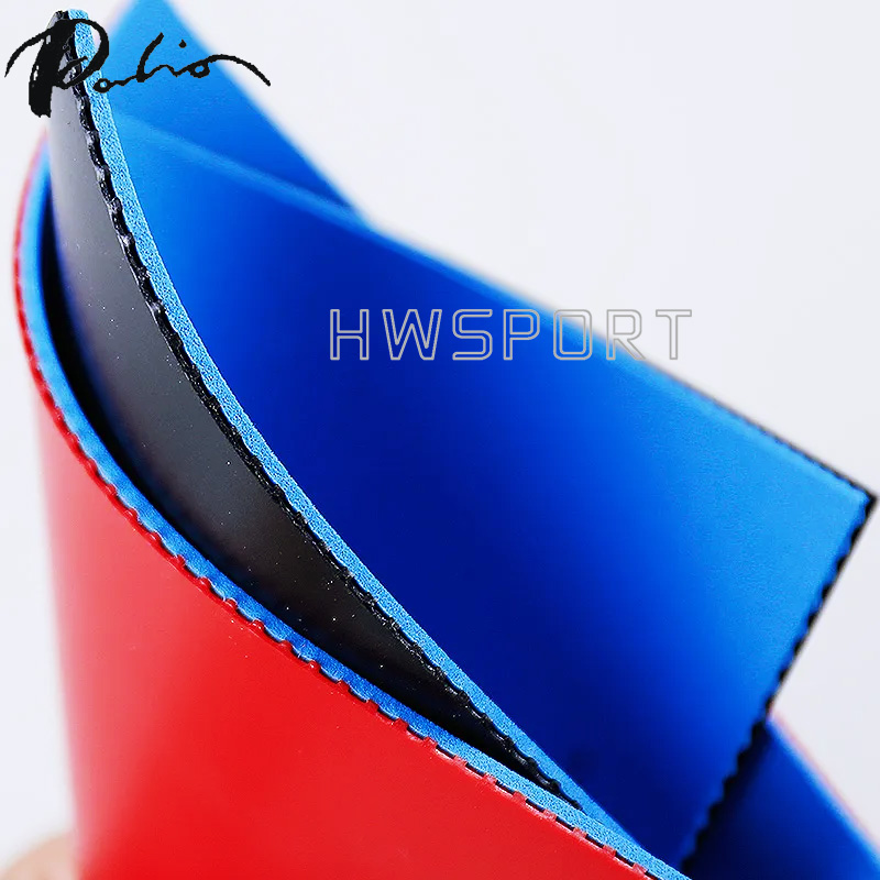 PALIO AK 47 feuille de caoutchouc de Ping-Pong Non collante en caoutchouc de Tennis de Table AK47 rouge bleu jaune