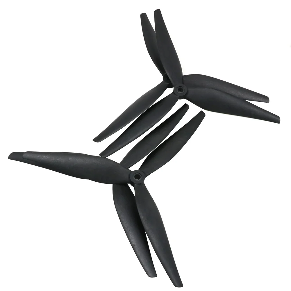 2pair HQProp 10X5X3 9X5X3 10X4.5X3 1050 1045 9050 10inch 9inch 3 blades Black Carbon Reinforced Nylon Propeller for Rc FPV Drone