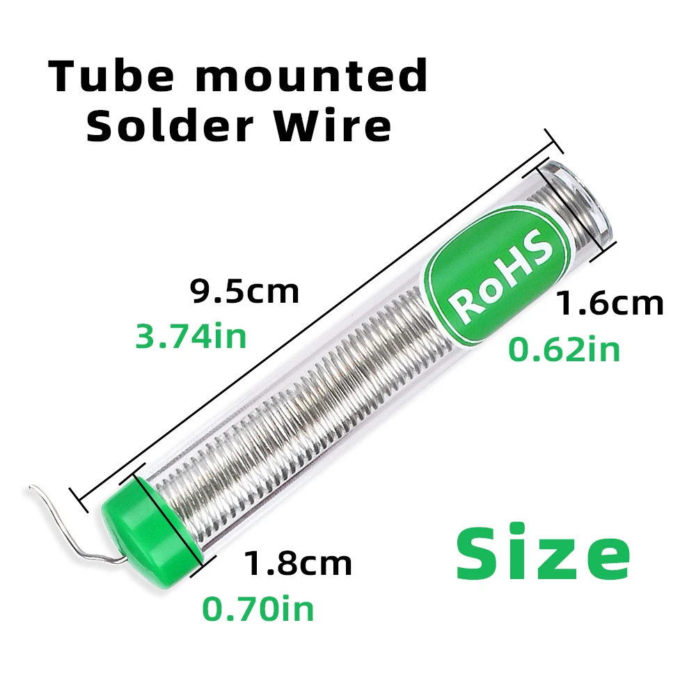 ตะกั่วฟรีบัดกรีลวด 10G 0.8/1.0 มม.ปากกาดีบุกแบบพกพา Rosin Core บัดกรีเชื่อมบัดกรีเหล็กซ่อม Toolds