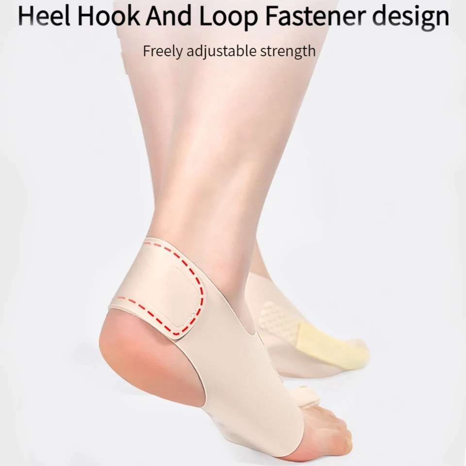 Corrector de juanete para aliviar el Hallux Valgus, separador del dedo gordo del pie, alisador del dedo gordo del pie fijo, alivio del dolor en las articulaciones, 1 Uds.
