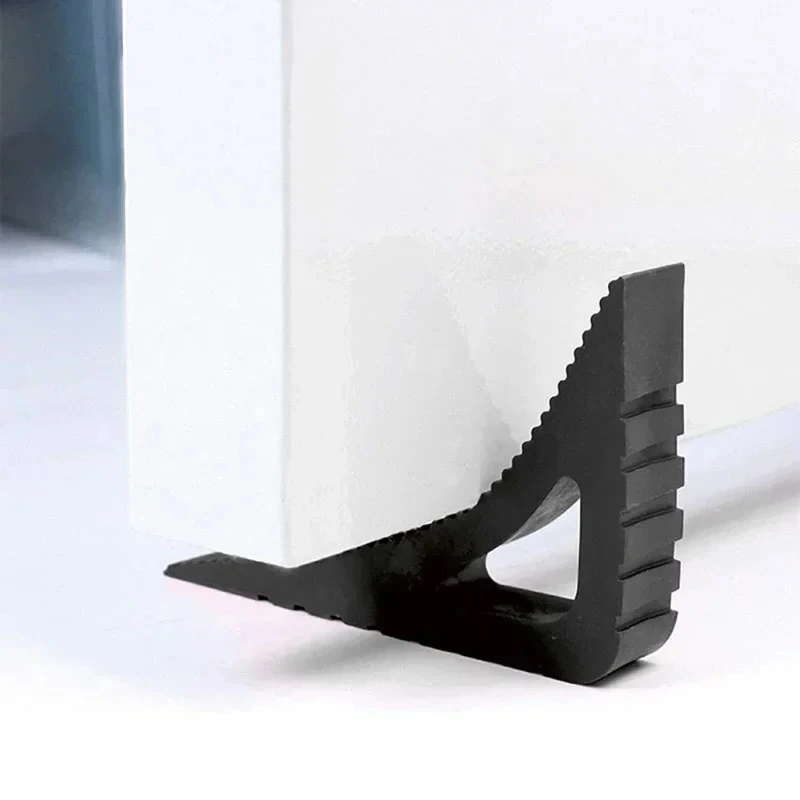 Gummi-Türstopper, wiederverwendbarer Bodenblock, Türkeil, Türstopper, Fensterbegrenzer für Zuhause, Büro, Antikollisions-Türstopper