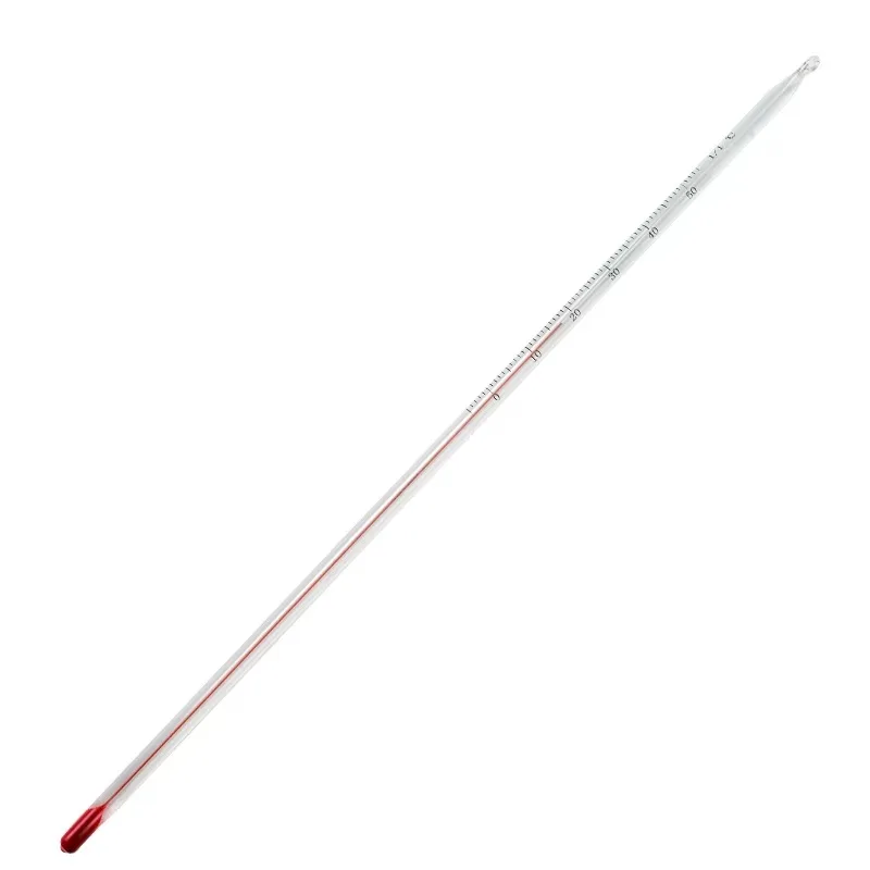 3Pcs/Lot Glass Celsius Thermometer 0-200℃ Length 265mm Lab Red Liquid Temprature Meter