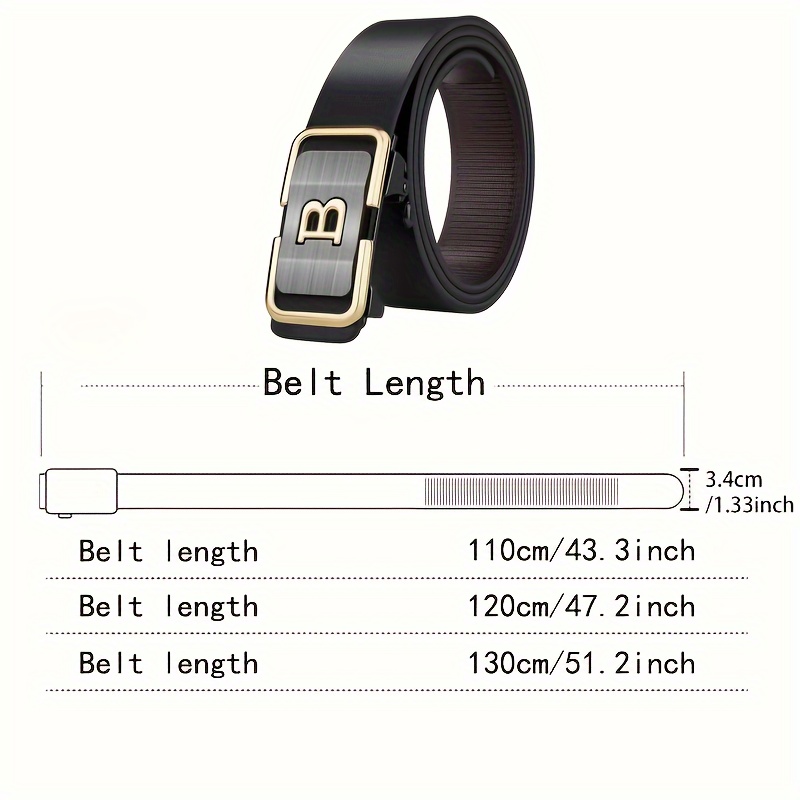 JIFANPAUL Neue Mode herren Gürtel Zahnlos Automatische Schnalle Gürtel Legierung Brief Taste für Business Mode Hohe Qualität Men'Strap