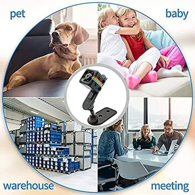 Tragbare HD-Minikamera, kleine Nanny-Kamera, Video-Voice-Recorder, verdeckte Überwachungskamera für den Innenbereich für die Überwachung im Home-Office ​ ​