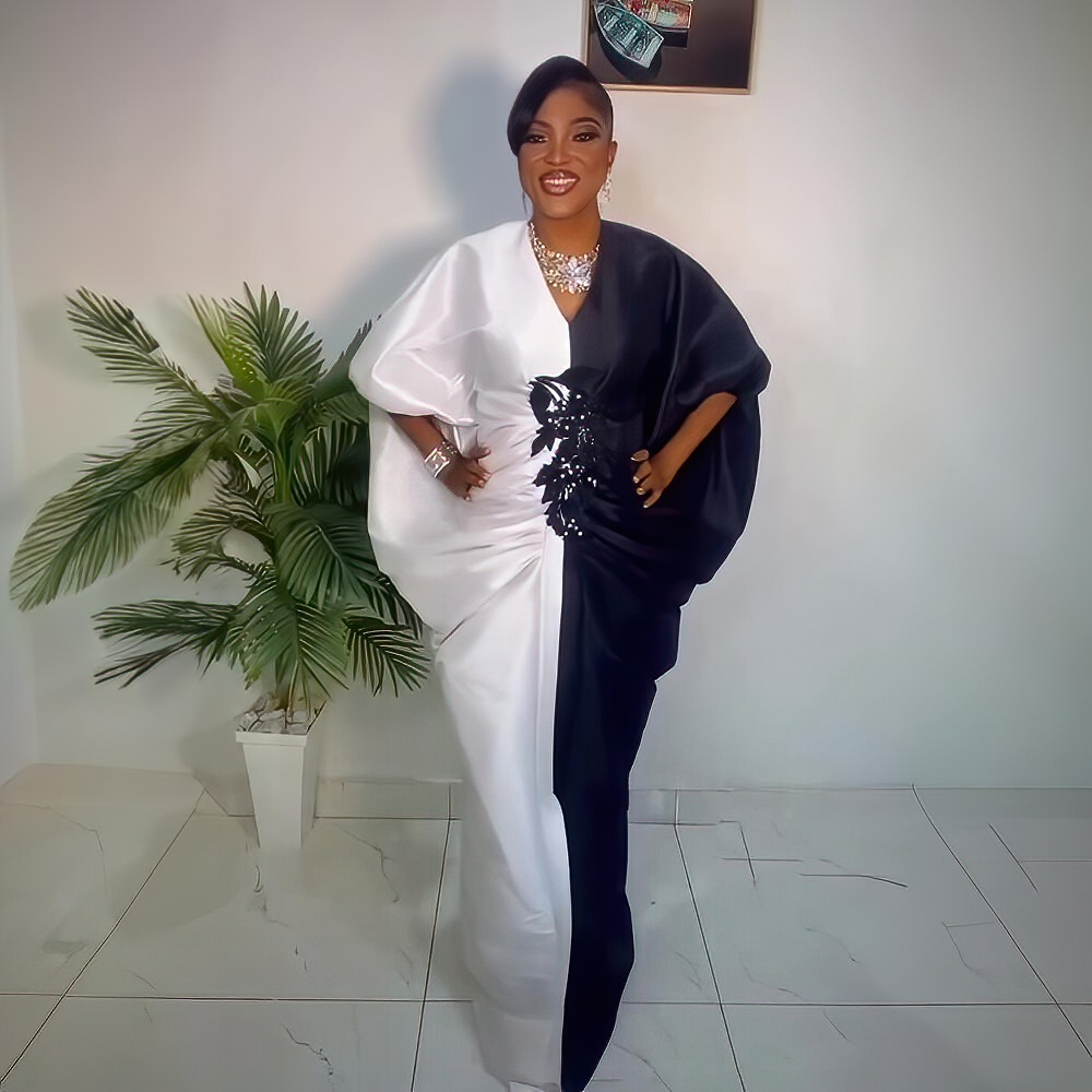 女性のためのカラフルなアフリカのドレス,刺embroideryの装飾,ファッショナブルな服