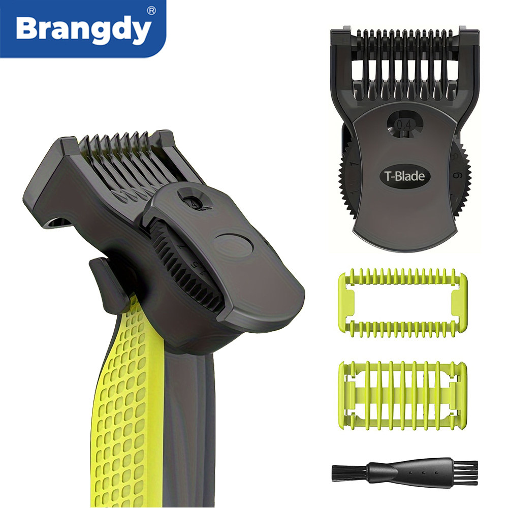 Brangdy 가이드 빗 가드(한 블레이드용) QP2520 QP2620 QP2630 QP2724 QP2834 전기 면도기 14 길이 조절 가능 교체 키트