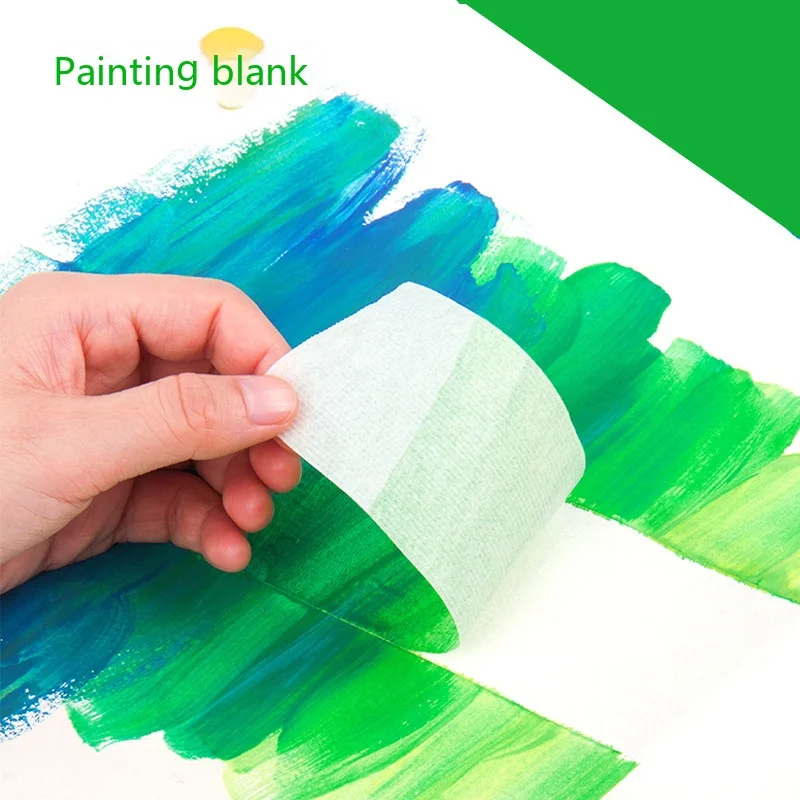 12 มม.-48 มม.Masking เทปภาพวาดซีลกาวเทปกระดาษสติกเกอร์เขียนได้ Leave สีขาวเครื่องมือ DIY หัตถกรรม