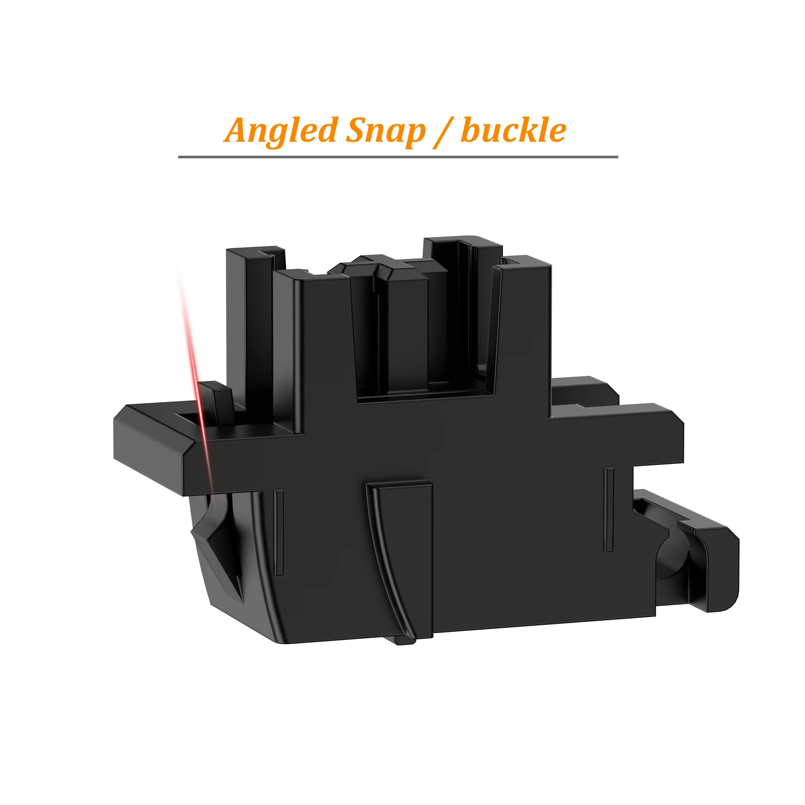 DUROCK Plate Mount Stabilizer V3, Innovative Pre-clipped Stem for Minimum Wire Wobble 2U 6.25U 7U Plate Keyboard Stabilizers V3